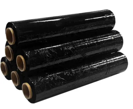 Bobina film negro paletizar 6 rollos