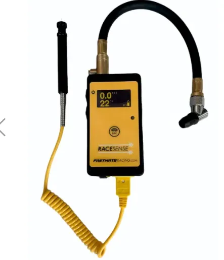 RaceSense medidor de presión con sonda de temperatura y maletín