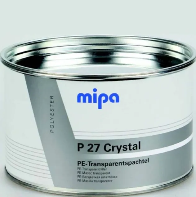 Masilla + Endurecedor cristal 2k para fibra de carbono