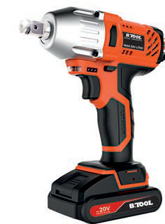 [BTOOL-BT05E] Llave de impacto B-TOOL BT05E 1/2" 20V 280Nm con LED