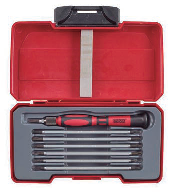 [BTOOL-TM708] Juego 8 piezas mini mango + varillas hexagonales TM708