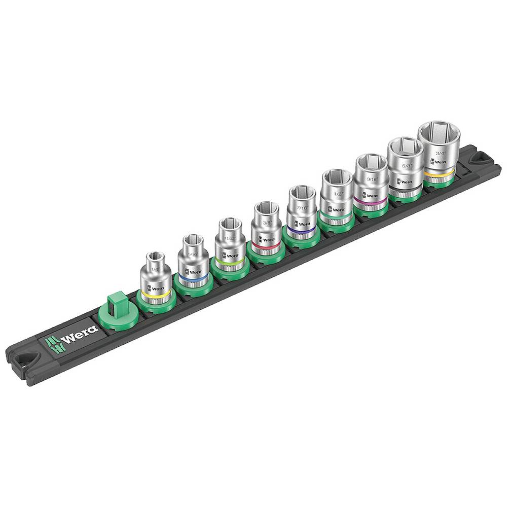 Wera 05005450001 Magnetic Socket Rail B Imp 1 Zyklop Socket Set 3/8
